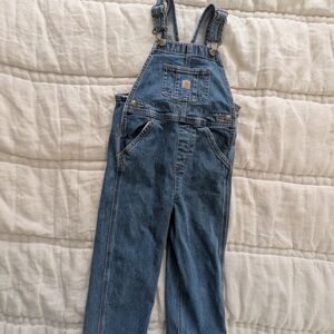 Blue Denim Carhartt Overalls 4T